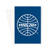 Pan Am® Globe Mid 1950s-1960s Greeting Card