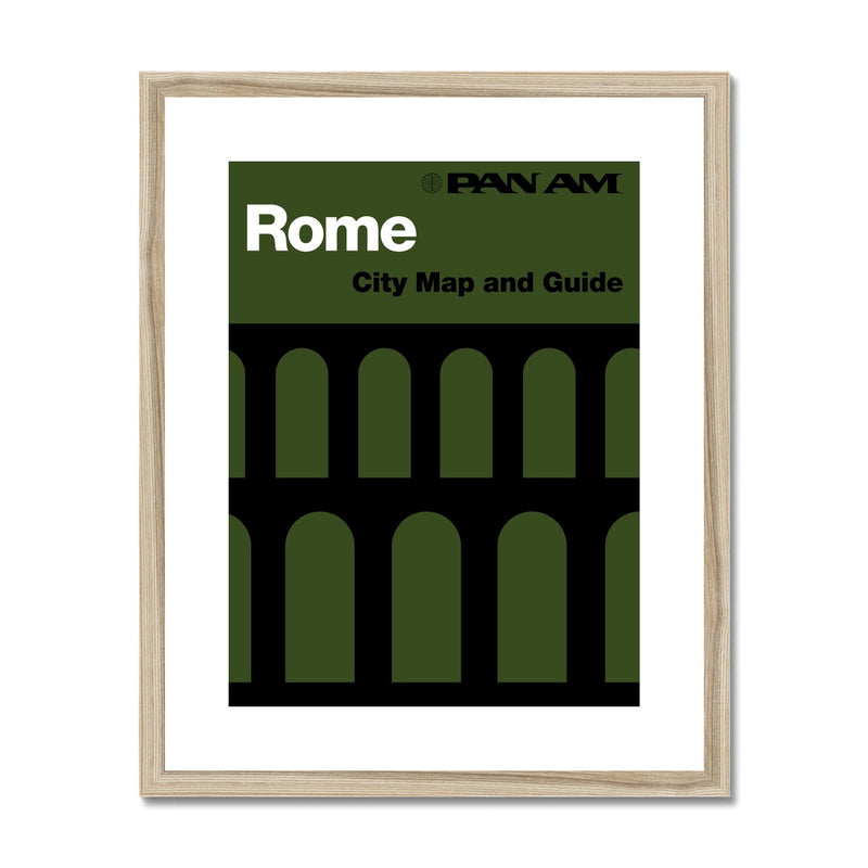 Pan Am® Rome Framed & Mounted Print
