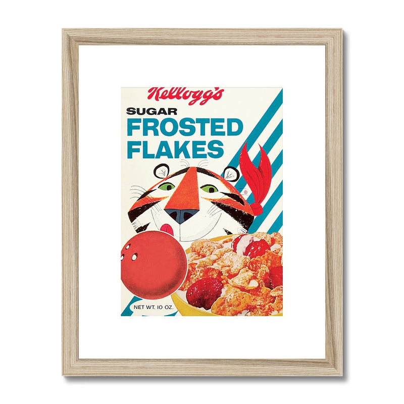 Kellogg's™ Frosted Flakes Retro Box Framed & Mounted Print