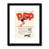 Kellogg's™ Pep Diver Retro Box Framed & Mounted Print