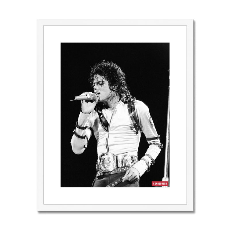 Iconospheric Michael Jackson 1988 Framed & Mounted Print