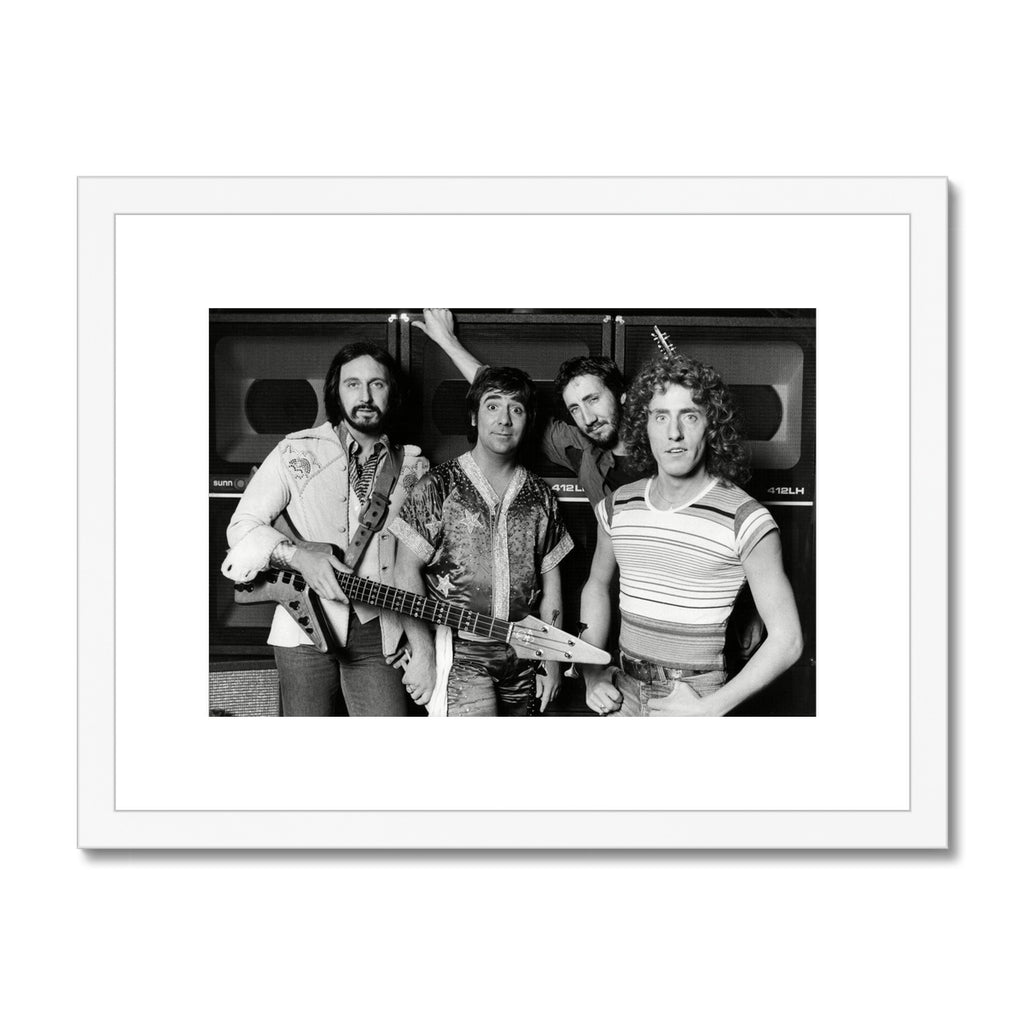 The Who Framed & Mounted Print