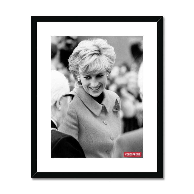 Iconospheric Princess Diana 1995 Framed & Mounted Print