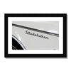 Studebaker® Ivory Car Logo Framed & Mounted Print