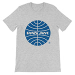Pan Am® Globe Inverted Mid1950s-1960s Unisex Short Sleeve T-Shirt