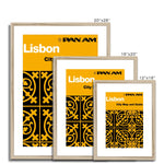 Pan Am® Lisbon Framed & Mounted Print