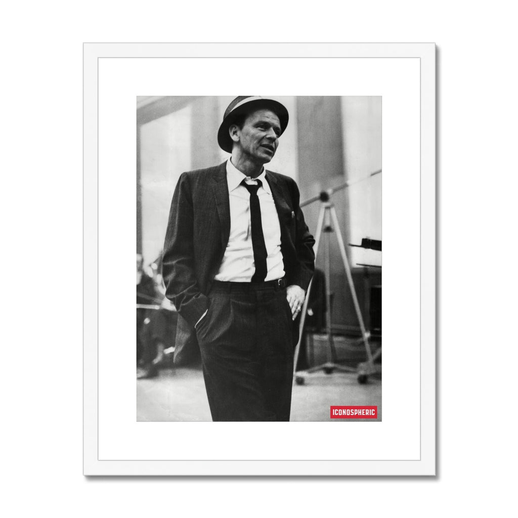 Iconospheric Frank Sinatra Recording Framed & Mounted Print