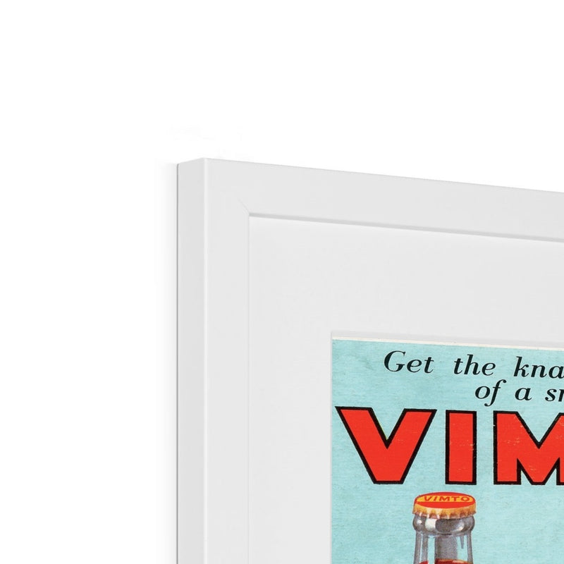 Vimto® Knack of a Snack 1950s Framed & Mounted Print