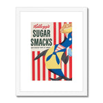 Kellogg's™ Sugar Smacks Retro Box II Framed & Mounted Print