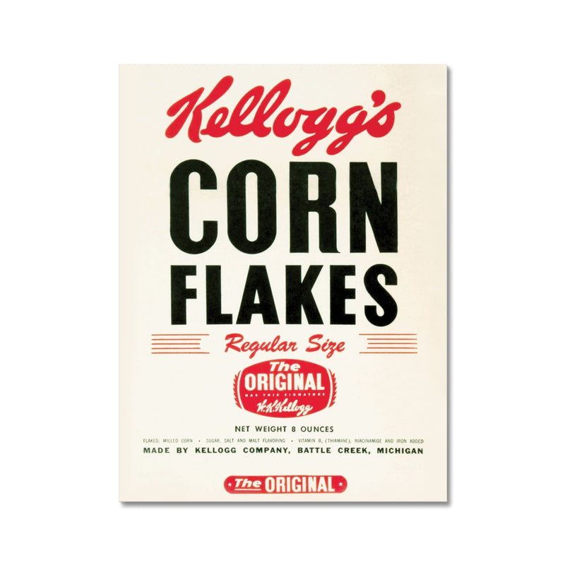 Kellogg's™ The Original Corn Flakes Retro Box Fine Art Print