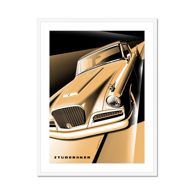 Studebaker® Hawk by Geoff Ombao Framed & Mounted Print