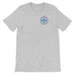 Pan Am® Globe Mid1950s 1960s Blue Unisex Short Sleeve T-Shirt