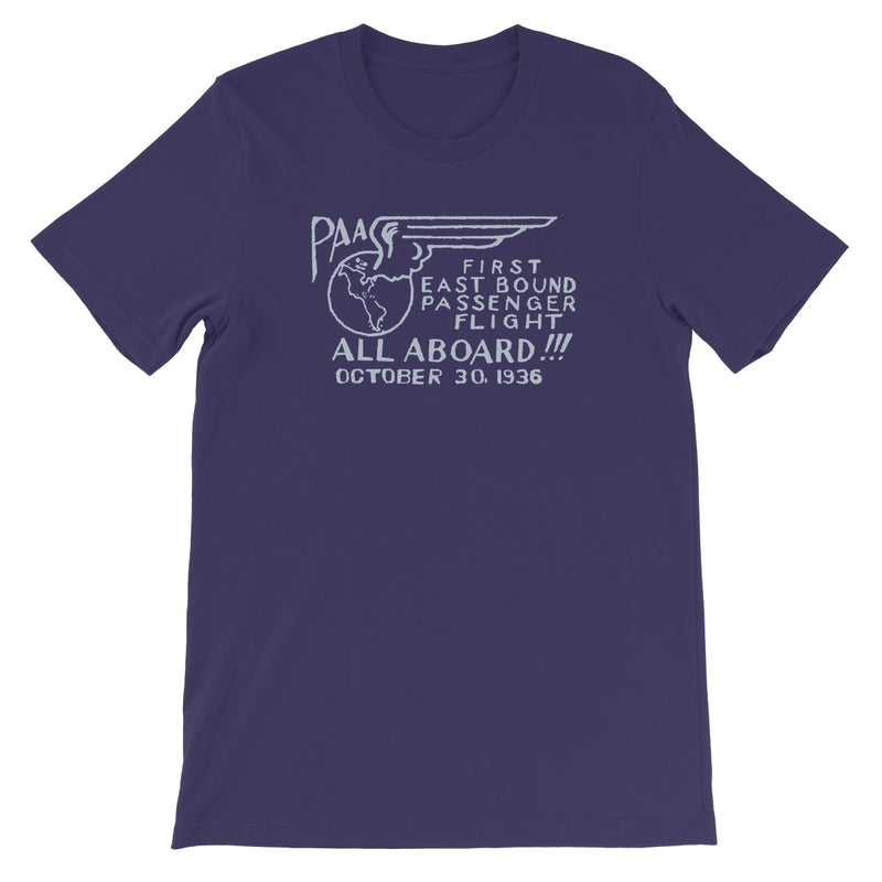 Pan Am® All Aboard Saturn Unisex Short Sleeve T-Shirt