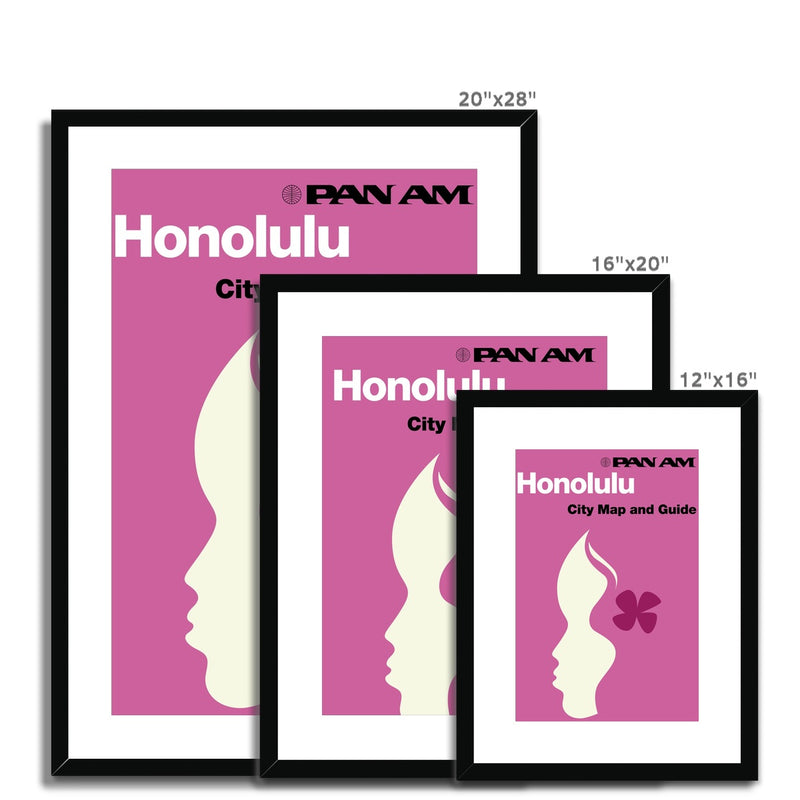 Pan Am® Honolulu Framed & Mounted Print