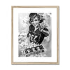 PEZ Lady Blossoms Framed & Mounted Print