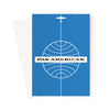 Pan Am® Early Globe Jet Greeting Card