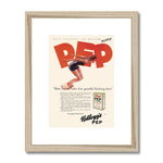 Kellogg's™ Pep Diver Retro Box Framed & Mounted Print