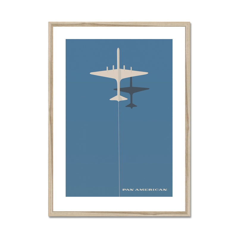 Pan Am® Single Plane Framed & Mounted Print