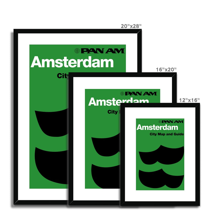Pan Am® Amsterdam Framed & Mounted Print