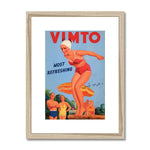 Vimto® Diving Girl 1950s Framed & Mounted Print