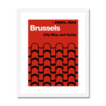 Pan Am® Brussels Framed & Mounted Print
